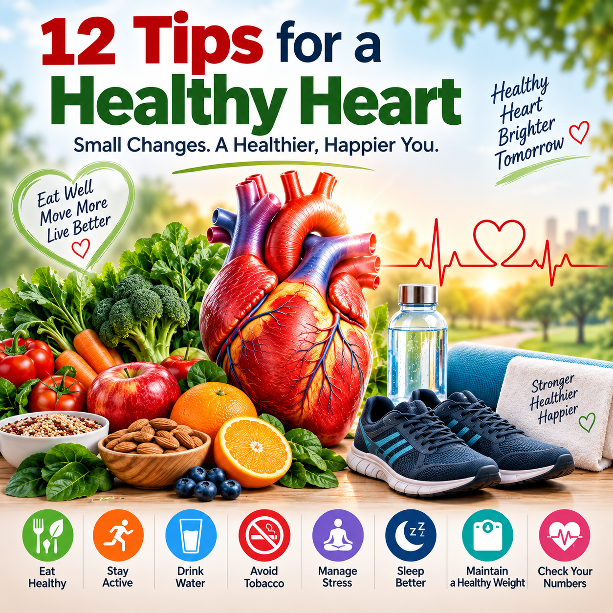 12 tips for a healthier heart